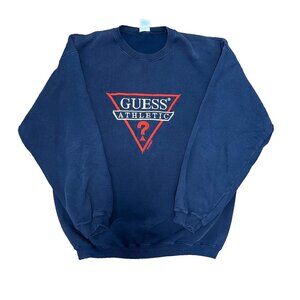 Guess Athletic Embroidered Crewneck Sweatshirt Unisex